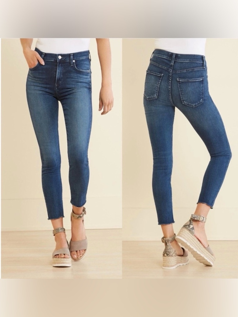 AGOLDE SOPHIE CROP “Amazing stretch” jeans